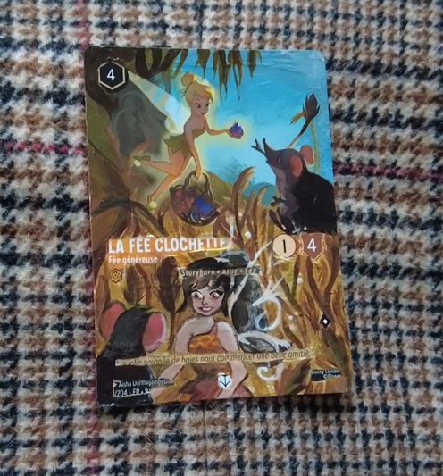 Custom Lorcana : La fée Clochette (fée généreuse)