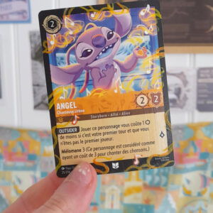 Disney Lorcana Card Altered Art : Angel – Chanteuse sirène | TCG Hand painted card