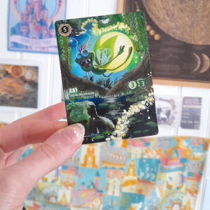Disney Lorcana Card Altered Art : Ray – Luciole décontractée | TCG Hand painted card